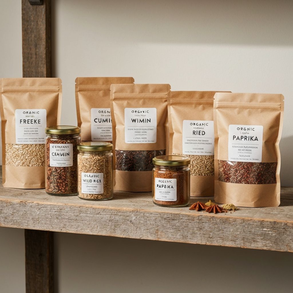Organic product packaging