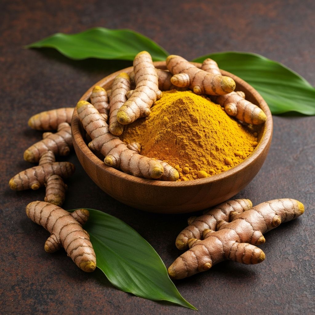 Organic turmeric and spices